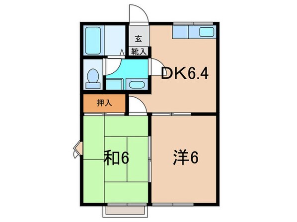 石林ハウスの物件間取画像